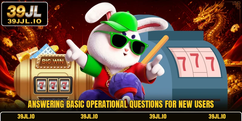 Answering basic operational questions for new users
