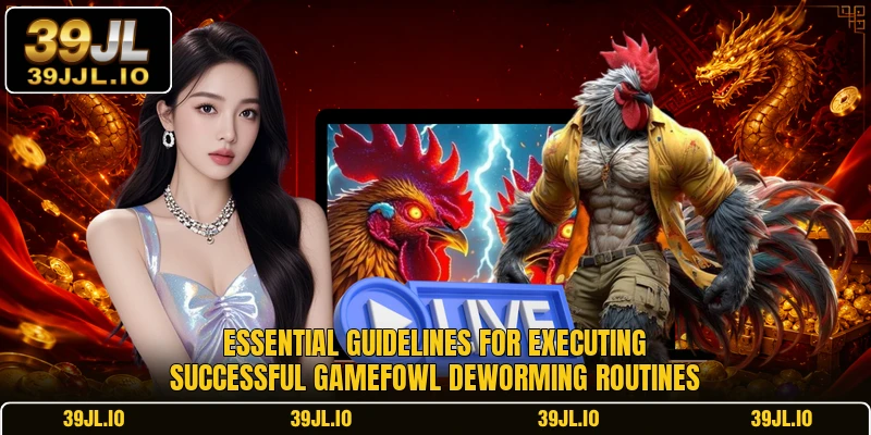 Essential guidelines for executing successful gamefowl deworming routines