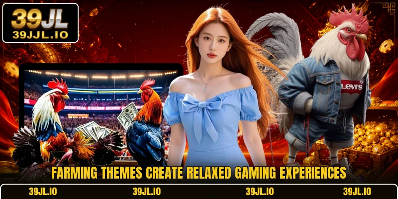 Farming themes create relaxed gaming experiences