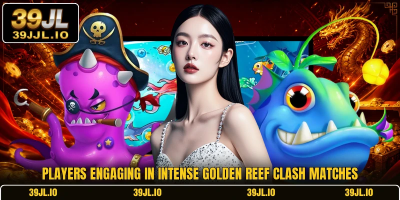 Players engaging in intense Golden Reef Clash matches