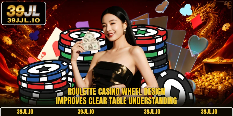 Roulette Casino Wheel design improves clear table understanding