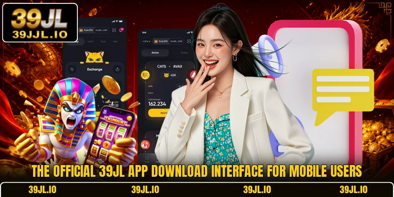 The official 39JL app download interface for mobile users